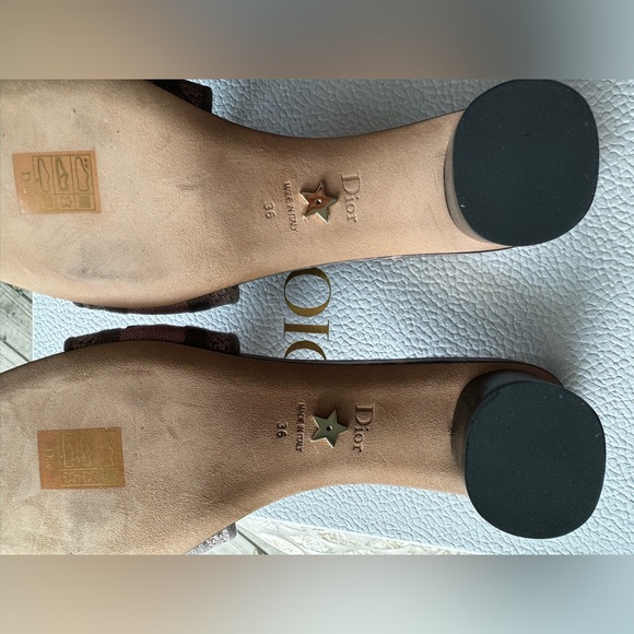 Dway Heeled Slide Dior Sandal - Picture 5 of 16